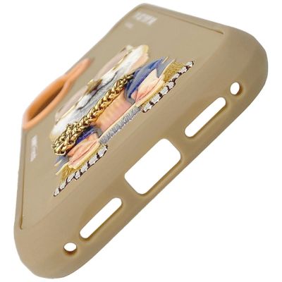 5. Nimmy Glasses Cool nag iPhone 17 Hülle – Beige