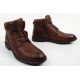 4. Wrangler Herrenschuhe George Stiefeletten, braune Stiefeletten mit Reißverschluss