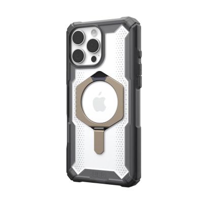 6. UAG Plasma XTE Magsafe - Schutzhülle mit Ständer für iPhone 16 Pro Max, kompatibel mit MagSafe (Asche/Titan)