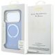 8. Guess Ring Stand 360 Grained Classic Logo MagSafe Hülle für iPhone 18 Pro / 17 Pro – hellblau