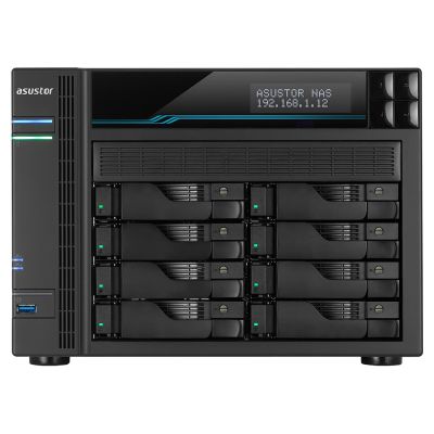 2. Asustor AS6508T NAS Tower Intel Atom® C3538 8GB DDR4 0TB ADM Schwarz