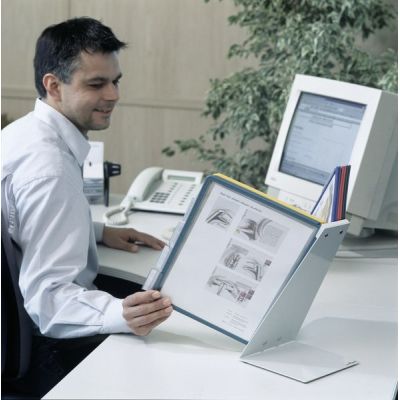 4. Robuster VARIO Drehbinder für Schreibtische, Hochformat, A4