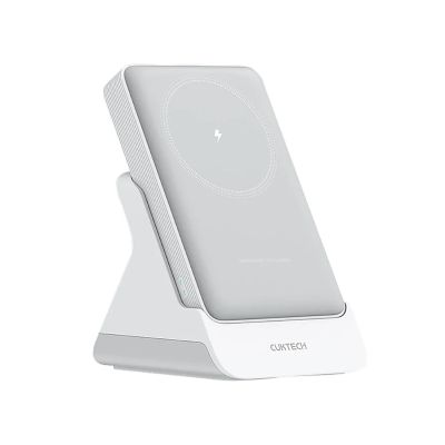 Cuktech WPB100N 20W 10000mAh Magnetische Powerbank mit Ständer - Weiß