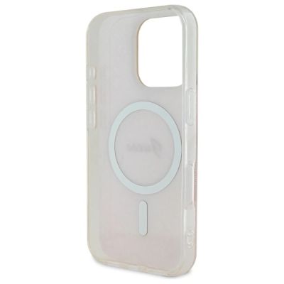 7. Guess IML 4G MagSafe Hülle für iPhone 16 Pro Max – Pink