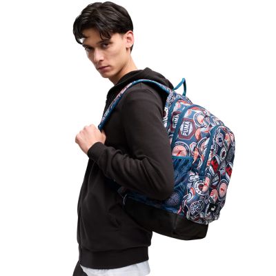 Puma Academy Rucksack Blau und Rot AOP 91150 27