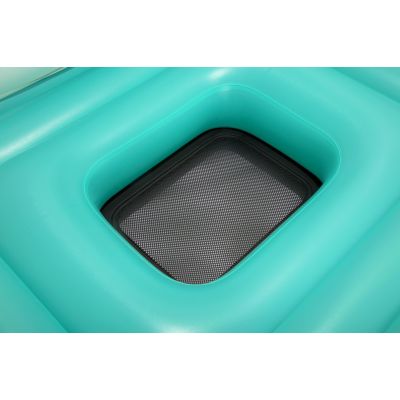 4. Bestway 43407 Pool- und Strandinsel, mehrfarbig, einfarbig, PVC