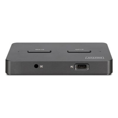 30. USB-C 3.2 Gen2 Dockingstation für M.2 Duo NVMe- und SATA-SSDs (max. 2 x 4 TB) mit SD-Express 7.1-Kartenleser (max. 2 TB), Schwarz