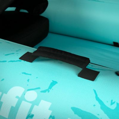 8. VIRTUFIT KAJAK 335 – TÜRKIS – MIT KAJAKSITZEN UND TRAGETASCHE