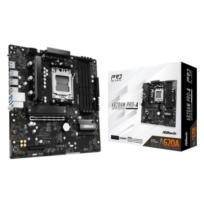 6. Asrock AM5 A620AM Pro RS uATX Mainboard