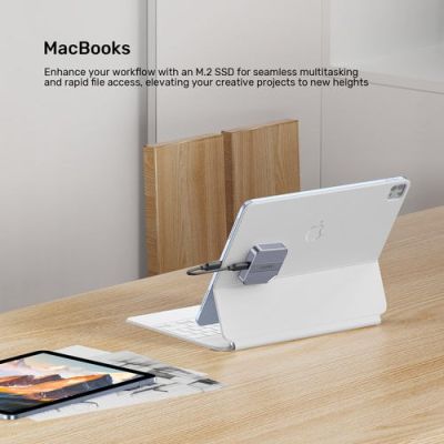 12. Unitek SolidForce Reefer Magnetisches USB-C-Laufwerksgehäuse für M.2 SSD (NVMe/SATA)