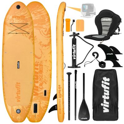 4. VIRTUFIT SUP BOARD CRUISER 305 MIT SITZ UND ZUBEHÖR ORANGE