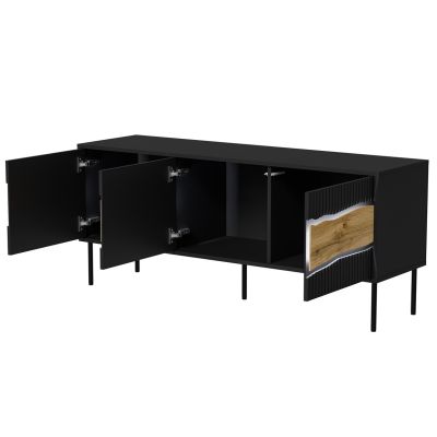 3. INSERTO 3D-TV-Schrank 143,5 x 40 x 61,5 mm, schwarz + LED