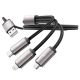 5. Tech-Protect UltraBoost 3in1 USB-A – Lightning /USB-C/Micro-USB 3,5A Kabel 1 m – Grau