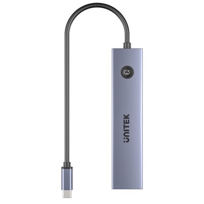 16. UNITEK HUB USB-C 7IN1 PD 100W HDMI 2.0 MIT EIN/AUS-TASTE