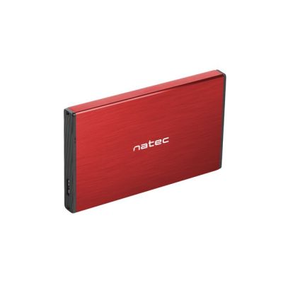 NATEC Rhino Go NKZ-1279 Hülle (2,5"; USB 3.0; Aluminium; rot)