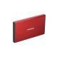 NATEC Rhino Go NKZ-1279 Hülle (2,5"; USB 3.0; Aluminium; rot)