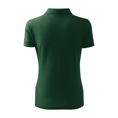 3. Malfini Pique Polo W MLI-210D3 dunkelgrünes Poloshirt