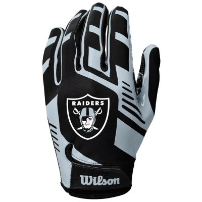 2. Wilson NFL Stretch Fit Receiver-Handschuhe WTF9326LV, Schwarz, Einheitsgröße