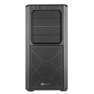 2. SilverStone SST-SED1-B Seta D1 Midi-Tower-Gehäuse – juodas