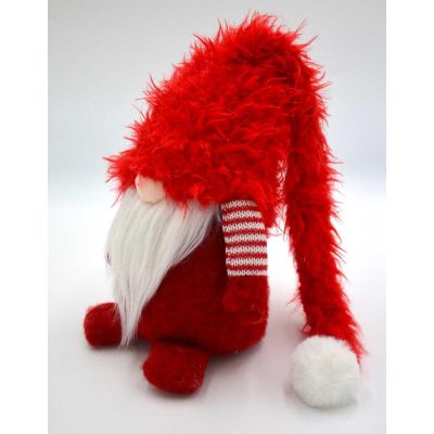 14. Gartenzwerg mit Pelzmütze, 64,5 cm