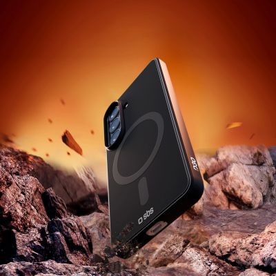 3. SBS Full Active Case D3O für Samsung Galaxy S26, MagSafe-kompatibel – Schwarz