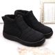 12. Waterproof slip-on snow boots News W EVE438A black