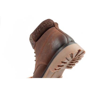 7. Wrangler Arch Herrenstiefel Chelsea Boots Elegantes Leder Dunkelbraun
