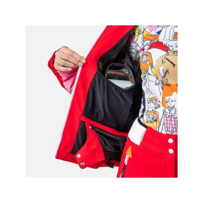 11. Rossignol W Pilot Down Jkt Jacke Rot