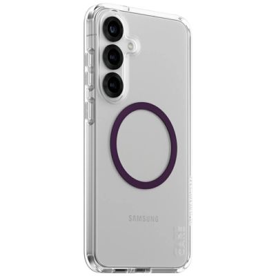 2. CARE by PanzerGlass Flagship Urban Combat Purple QI-Hülle für Samsung Galaxy S25+ – transparent
