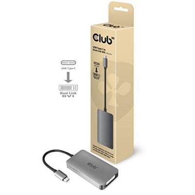 2. CLUB3D cac-1510 USB-C DVI-D Dual-Link Grau