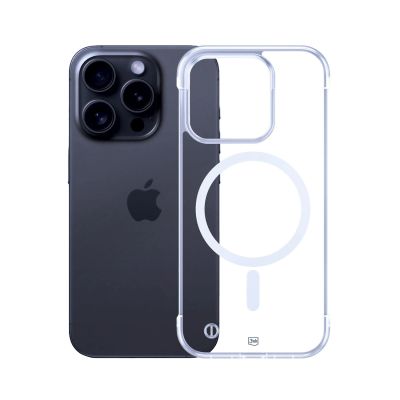 8. 3mk Just20g MagCase für iPhone 15 Pro Max – Transparent