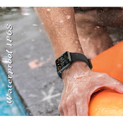 12. Rubicon RNCF31 SCHWARZE Damen-Smartwatch