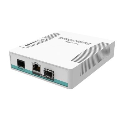 2. Mikrotik CRS106-1C-5S Gigabit-Ethernet (10/100/1000) Netzwerkadapter mit PoE-Unterstützung, Weiß