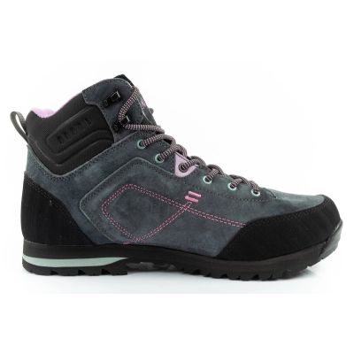 4. CMP Alcor Damen-Trekkingschuhe, Leder, strapazierfähig, wasserdicht, knöchelhoch, grau