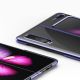 5. Plating Case hard case Electroplating frame Handyhülle Schutzhülle für Samsung Galaxy Fold blau