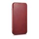 6. iCarer CE Oil Wax Premium Leather Folio Case iPhone 14 Plus Magnetic Flip Leather Folio Case MagSafe Red (AKI14220707-RD)
