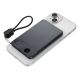 3. TROIKA POP50 5000 mAh Akku mit kabelloser Ladefunktion, Grau/Schwarz