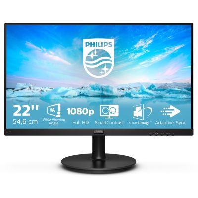 10. PHILIPS LED-MONITOR 21,5" 221V8/00