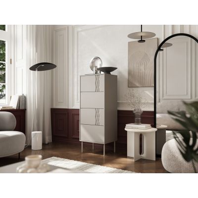 3. Kommode 4S TRESSE 50x40x125 Kaschmir matt