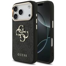 Guess 4G Big 4G Classic Logo Hülle für iPhone 17 Pro / 18 Pro – Schwarz und Gold