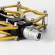 2. Rockbros JT201012LG 2010-12L Aluminium-Plattformpedale für Fahrräder – Gold