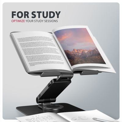 4. Axagon STND-LRB Laptop-Ständer, 360° drehbar, Doppelgelenk, Extenderbar Notebook- und Tablet-Ständer Schwarz 43,9 cm (17,3")