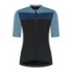 Rogelli CORE BLOCK Damen-T-Shirt schwarz/blau M