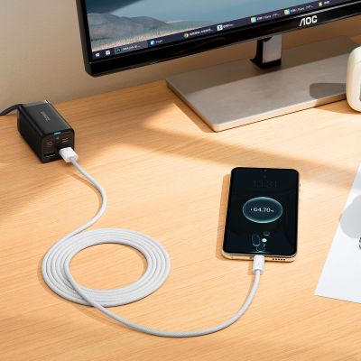 10. Baseus Dynamic Series USB - USB Typ C Kabel 100W 2m weiß (CALD000702)