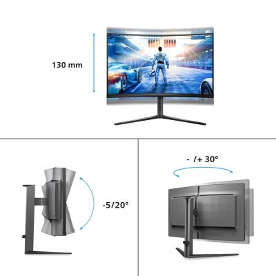 62. PHILIPS LED-Monitor 31,5" 32M2C5500W/00 240Hz