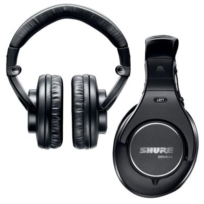 8. Shure SRH840A-EFS – Professioneller, geschlossener On-Ear-Kopfhörer für Studio-Monitoring