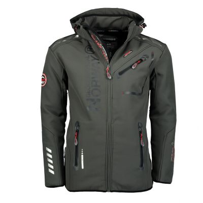 Geographical Norway Royaute ASSOR B MEN 068 M WW1975H/GN/Dunkelgrau/Schwarz Softshelljacke