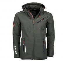 Geographical Norway Royaute ASSOR B MEN 068 M WW1975H/GN/Dunkelgrau/Schwarz Softshelljacke