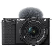 Sony ZV-E10 + E PZ 16-50mm F3.5-5.6 OSS II spiegellose Kamera, 24,2 MP CMOS, 6000 x 4000 px, Schwarz