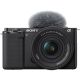 Sony ZV-E10 + E PZ 16-50mm F3.5-5.6 OSS II spiegellose Kamera, 24,2 MP CMOS, 6000 x 4000 px, Schwarz